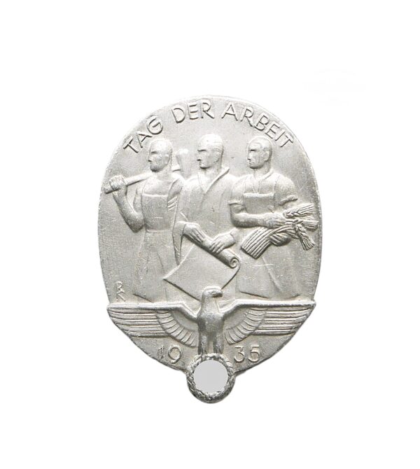 Abzeichen – Tag der Arbeit 1935 – Hersteller DR. FRANKE & CO. G.M.B.H., LÜDENSCHEID