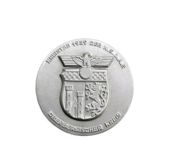 Abzeichen - Kreistag 1939 der NSDAP - Oberbergischer Kreis - Hersteller M9/20 (Walgo, Kierspe BHF)