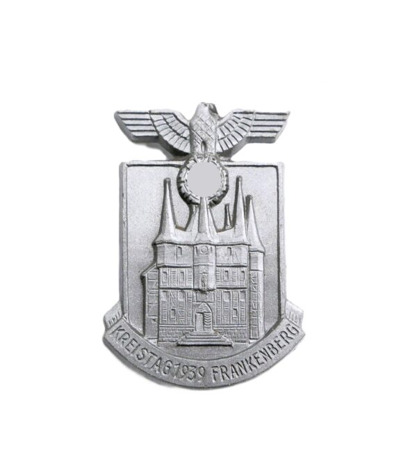 Abzeichen - Kreistag der NSDAP 1939 - Frankenberg - Hersteller M9/25 (R. Sieper & Söhne Lüdenscheid)