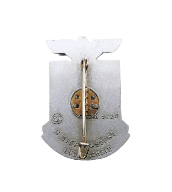 Abzeichen - Kreistag der NSDAP 1939 - Frankenberg - Hersteller M9/25 (R. Sieper & Söhne Lüdenscheid) – Bild 2