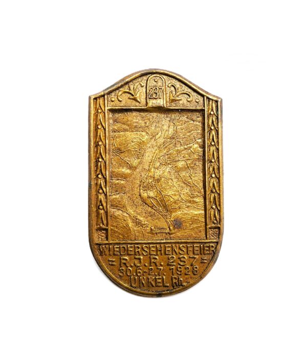 Abzeichen - Wiedersehensfeier R. J. R. 237 - 30. 6 - 2. 7. 1928 Unkel Rh.