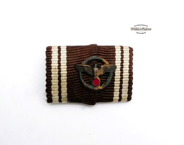 Feldspange - Bandspange zur NSDAP Dienstauszeichnung – Bronze – Mit Adler Auflage – Bild 2