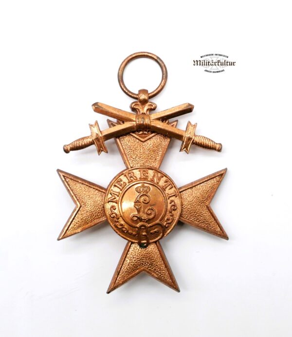 Bayern - Bayrisches Militär-Verdienst-Kreuz 3. Klasse mit Schwertern - Bayr. M. V. Kr. 3. KL. - Im Etui – Bild 2