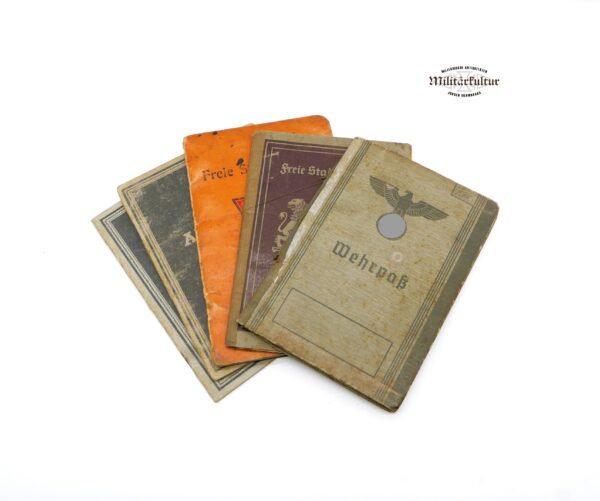 Danzig – Arbeitsbuch – Reisepass - Wehrpass - Arbeitsbuch DDR