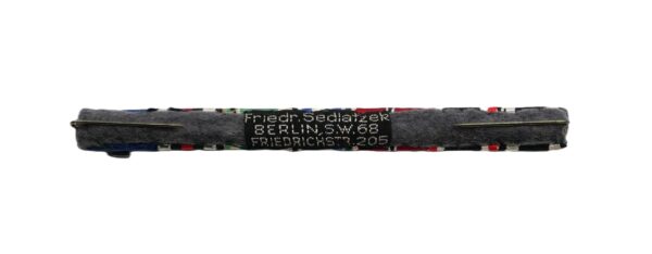 Schmale Feldspange – EK II mit Auflage zur Wiederholungsspange - Verdienstauszeichnung für Ostvölker - Friedr. Sedlatzek, Berlin S.W. 68 – Bild 3