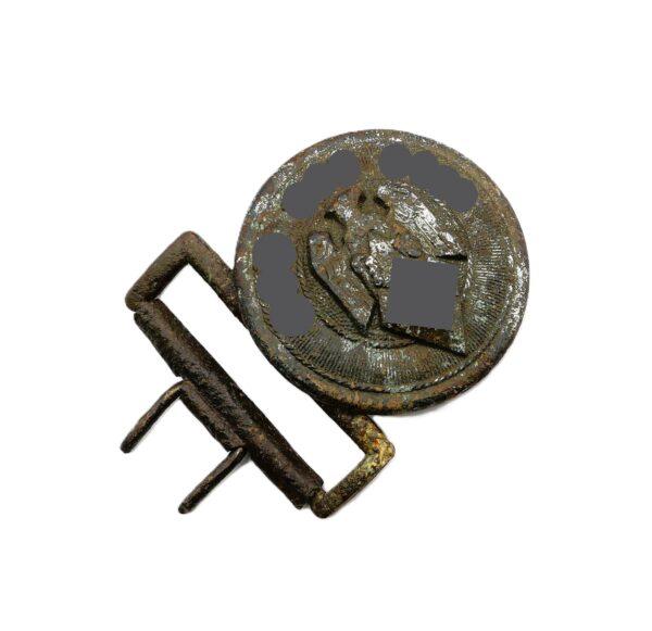 HJ (Hitlerjugend) Feldbindenschloss für Führer – Hersteller M4/119 (Eugen Schmidhäußler, Pforzheim)
