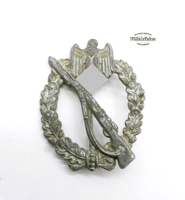 Infanterie Sturmabzeichen Silber – Hersteller Assmann – Kokille 4 - ISA