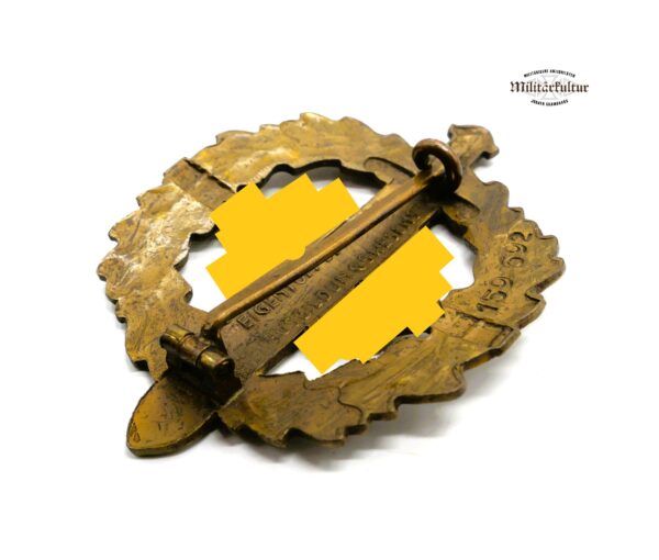 SA Sportabzeichen Bronze – Typ 1 – Hersteller Bonner Kunstabz. – Bild 4