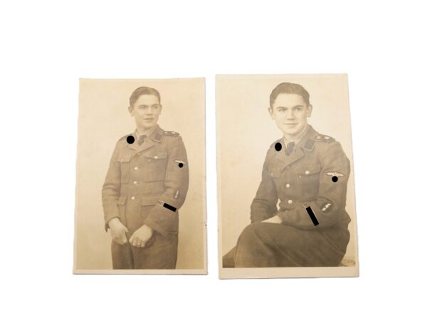 Agfa Postkarte - Foto – Portrait eines SS Schützen der LAH - Leibstandarte AH – Bild 2