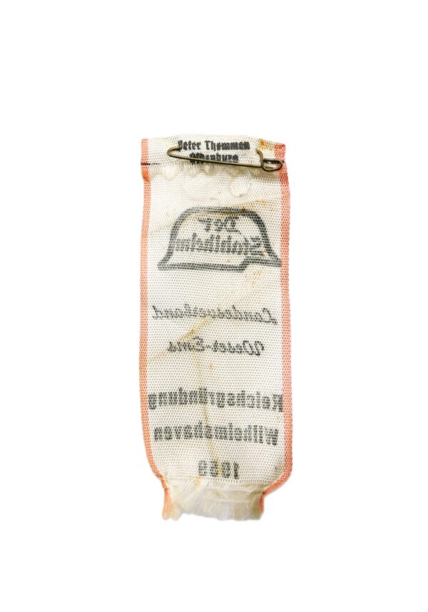 Abzeichen – Fähnchen - Stahlhelmbund – Stahlhelm Treffen – Landesverband Weser-Ems - Wilhelmshaven 1959 – Bild 2