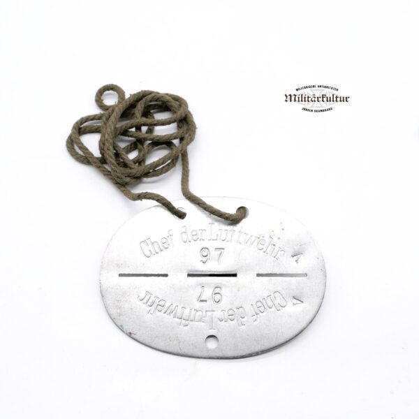 Erkennungsmarke - Chef der Luftwehr – EKM – Dogs Tag – Bild 2