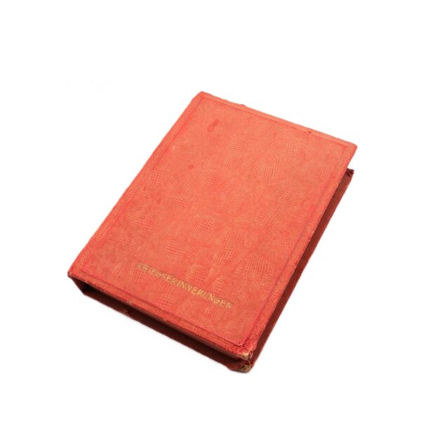 Schachtel in Buchform - Für Kriegserinnerungen – Zur Erinnerung an die Zeit deiner Genesung NSDAP – Gauleitung München – Oberbayern