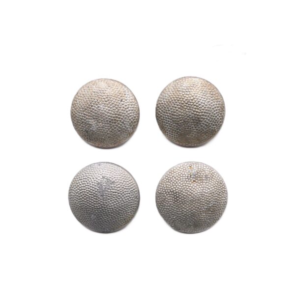 4 x SS Knopf für die Uniform – Gekörnt – Durchmesser 19 mm – RZM – Verschiedene Hersteller