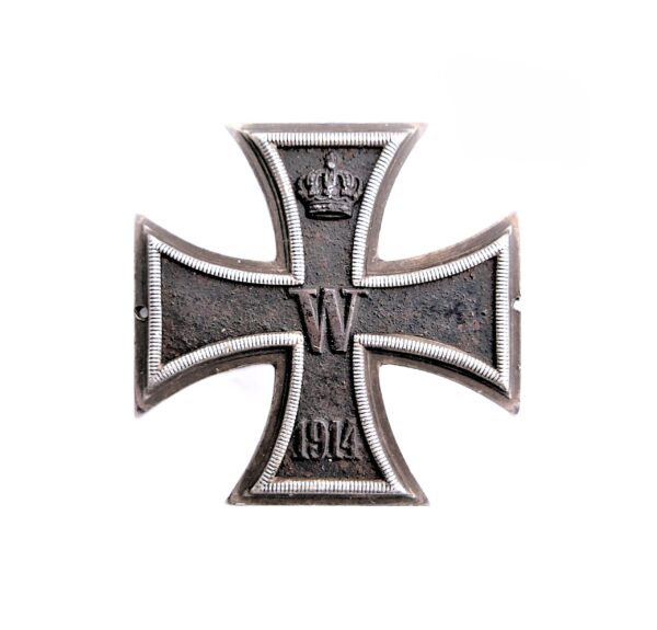 Eisernes Kreuz 1. Klasse 1914 – EK - Mit Trägerritzung