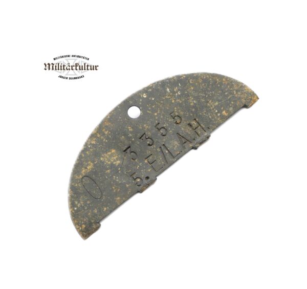 Erkennungsmarke Waffen SS Leibstandarte – 5. E/L.A.H. 3355 - EKM - Dogs Tag - Bodenfund