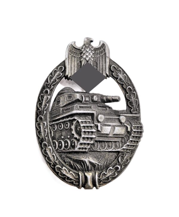 Panzerkampfabzeichen Bronze – Hohlprägung – Hersteller GWL (Gebrüder Wegerhoff, Lüdenscheid) – PKA