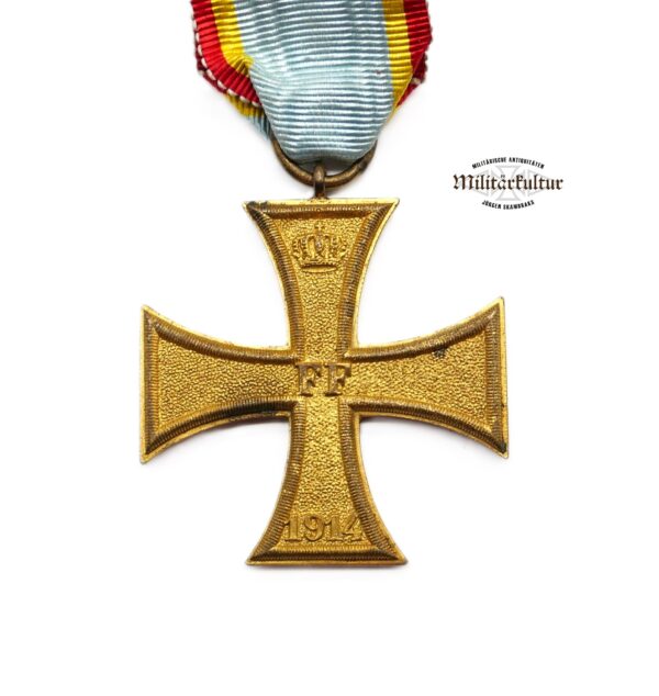 Mecklenburg-Schwerin - Militär-Verdienstkreuz 2.Klasse 1914 - Für Auszeichnung im Kriege