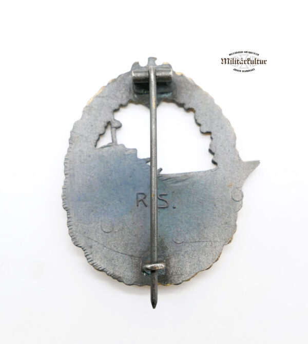 Zerstörer Kriegsabzeichen der Kriegsmarine – Hersteller R.S. (Rudolf Souval, Wien) - ZKA – Bild 2