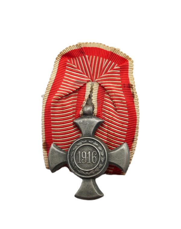Österreich - Eisernes Verdienstkreuz 1916 ohne Krone - FJ - An einer Einzelbandspange – Bild 3