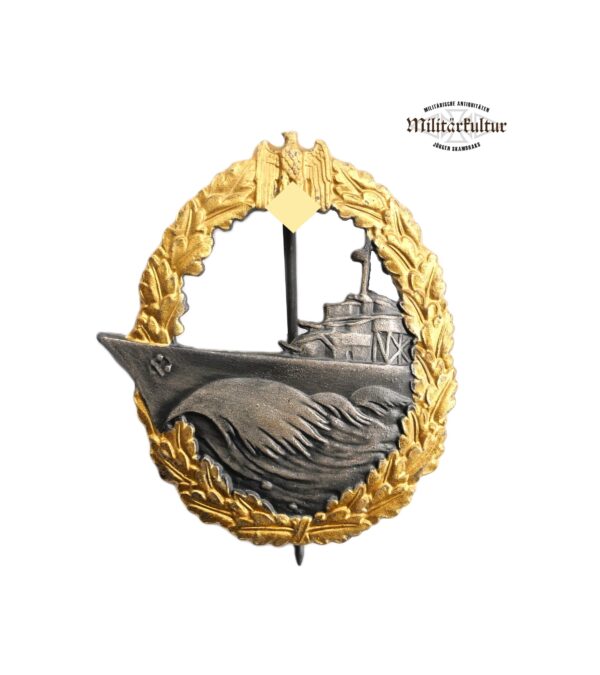Zerstörer Kriegsabzeichen der Kriegsmarine – Hersteller R.S. (Rudolf Souval, Wien) - ZKA