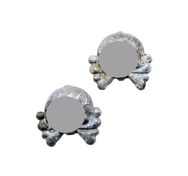 2 x Totenkopf – Auflage für den Kragenspiegel – Panzerbesatzungen – Panzer – TK – Bodenfund
