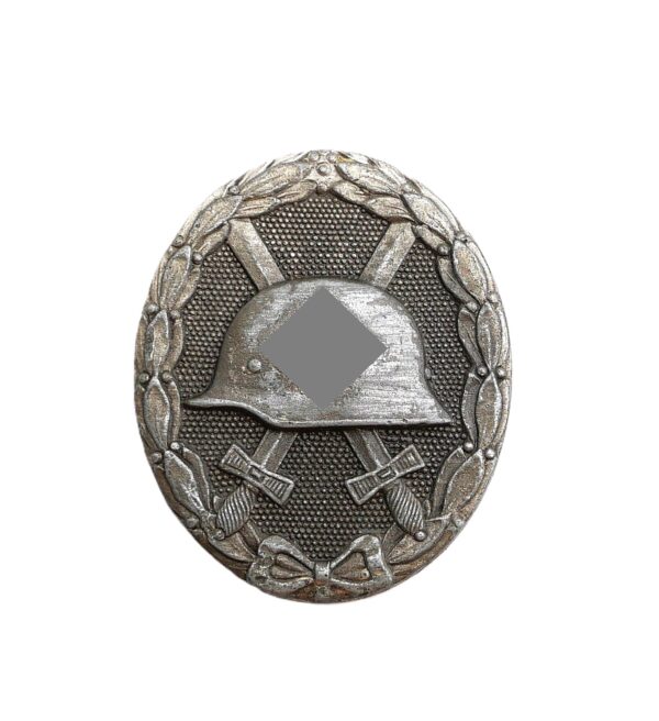 Verwundetenabzeichen Silber – Hersteller 65 (Klein & Quenzer, Idar – Oberstein) – VWA