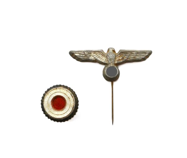 Kriegsmarine – Mützenadler und Kokarde für die Tellermütze – Adler – KM