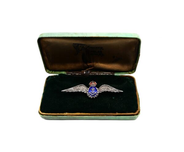 England - Abzeichen - Sweetheart - Brosche - Royal Air Force - Navy - Marineflieger im Etui - Verleihungsetui – Bild 2