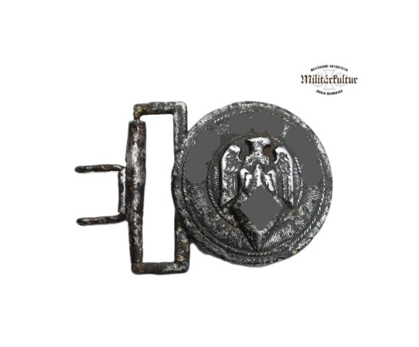 HJ (Hitlerjugend) Feldbindenschloss für Führer – Hersteller M4/119 (Eugen Schmidhäußler, Pforzheim) - Bodenfund – Bild 2