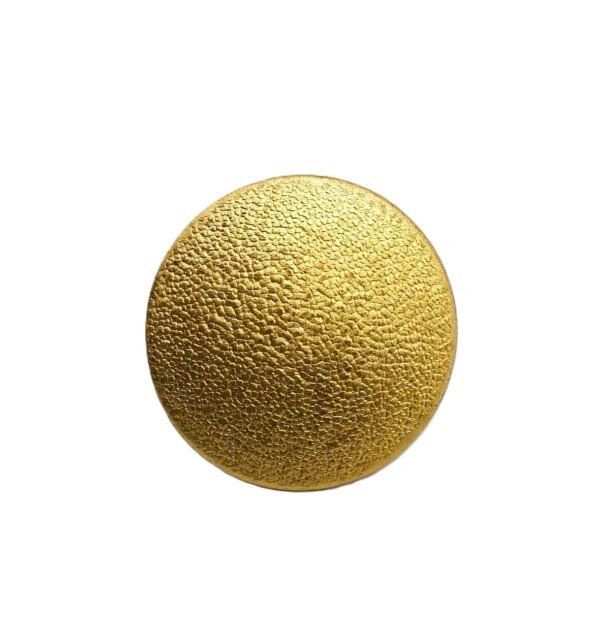 Knopf für die Uniform – Gold - Gekörnt – Extra fein - Partei - NSDAP - Durchmesser 21 mm – Hersteller Assmann, Lüdenscheid