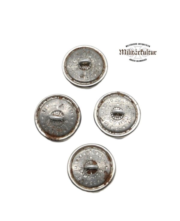 4 x Knopf – NSDAP – Partei – Uniform – Hersteller M5/117/8 (Berg & Nolte, Lüdenscheid) – Bild 2
