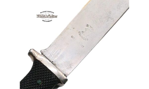 HJ (Hitlerjugend) – Messer – Fahrtenmesser – Hersteller E. V. S (Emil Voos, Solingen) – EVS – Mit Devise – Bild 5