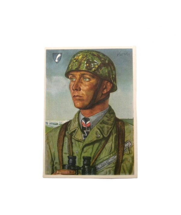 VDA Postkarte - Ritterkreuzträger Major Koch - W. Willrich