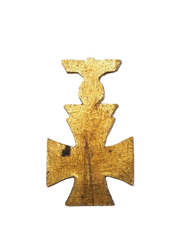 15 mm Miniatur Rohling – Eisernes Kreuz 1. Klasse 1914 – Mit aufgesetzter Wiederholungsspange – EK – Bild 2