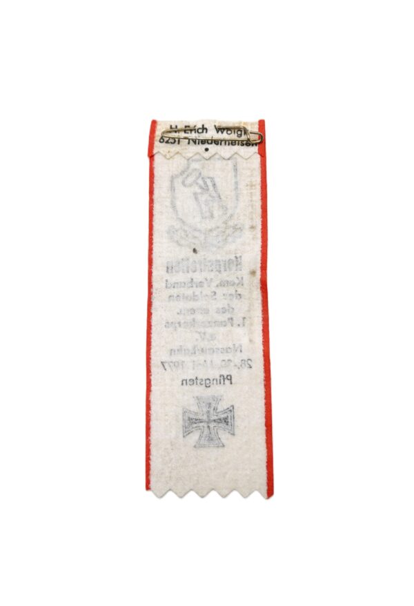 Fähnchen Korpstreffen Nassau/Lahn 1977 - Divisionsabzeichen – 1. SS Panzerdivision LAH – Bild 2
