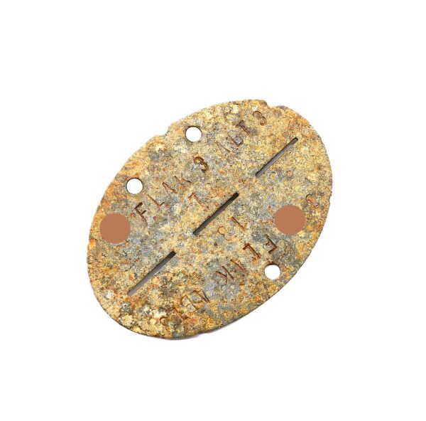 Erkennungsmarke SS – FLAK ABT. 3 – EKM – Dogs Tag – Bodenfund