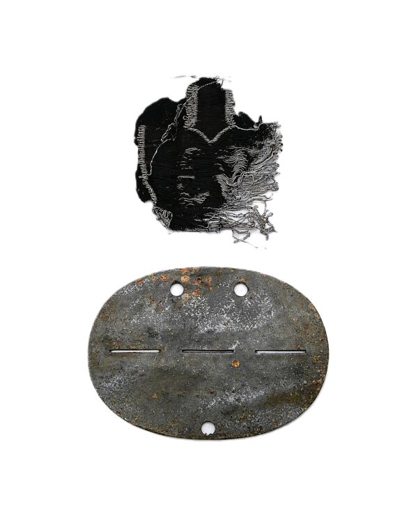 Erkennungsmarke – RAD (Reichsarbeitsdienst) 5/93 – 171/7 – M 60 – EKM – Dogs Tag - Ärmelspaten - Bodenfund – Bild 2