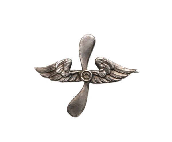 Abzeichen – Propeller mit Flügel – Fliegererinnerungsnadel im Etui – Silber 830 – 1. Weltkrieg – Flugzeugführer – Flieger – Bild 4