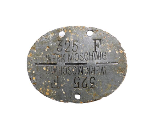 Erkennungsmarke – Deutsche Sprengchemie – Werk Moschwig – EKM – Dogs Tag – Bodenfund – Bild 2