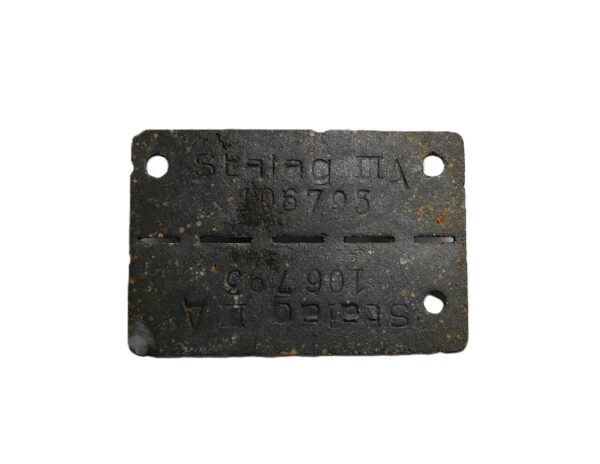 Erkennungsmarke – Stalag III A Luckenwalde – Marke – EKM – Dogs Tag – Bodenfund – Bild 2