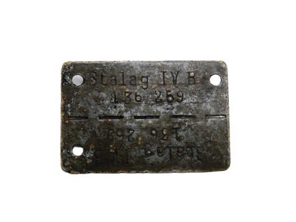 Erkennungsmarke – Stalag IV B Mühlberg/Elbe  – Marke – EKM – Dogs Tag – Bodenfund – Bild 2