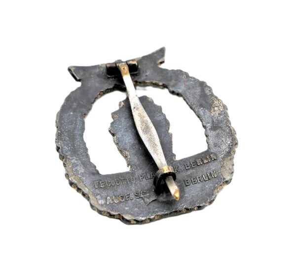 Minensucher (Kriegsabzeichen für Minensuch-, U-Boots-, Jagd- und Sicherungsverbände) – Fec. Otto Placzek Berlin Ausf. Schwerin Berlin – Bild 4