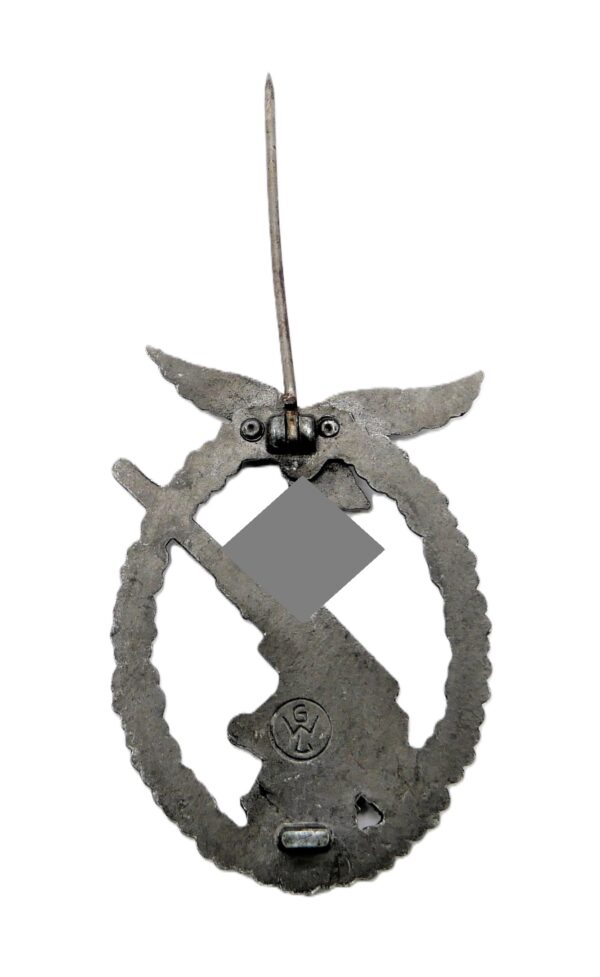 Flakkampfabzeichen der Luftwaffe – Hersteller GWL (Gebrüder Wegerhoff, Lüdenscheid) – FKA – Bild 3