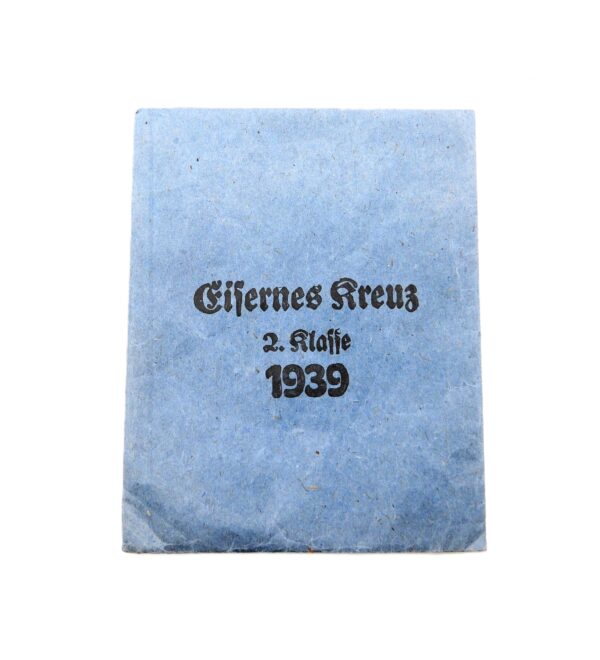 Eisernes Kreuz 2. Klasse 1939 mit Verleihungstüte – Hersteller 98 (Rudolf Souval, Wien) – EK – Bild 4