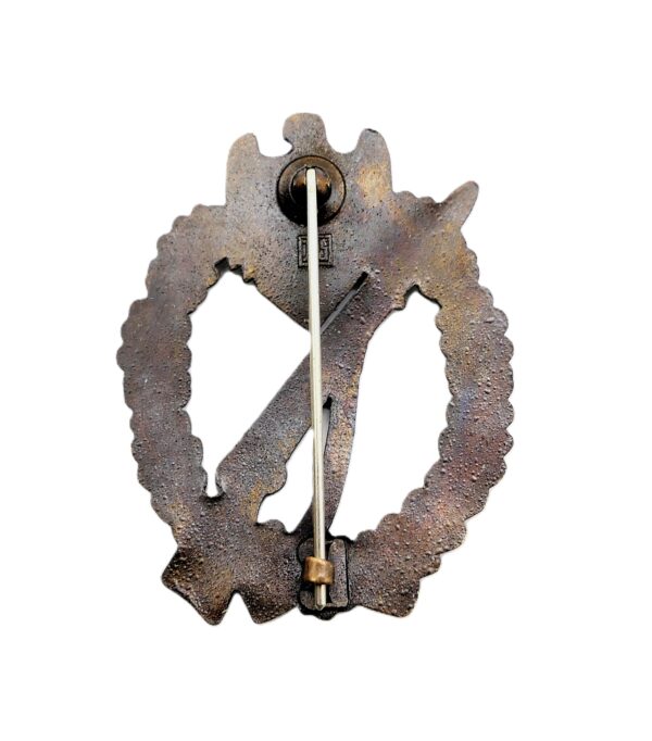 Infanterie Sturmabzeichen Bronze – Hersteller JFS (Josef Feix & Söhne, Gablonz) – ISA – Bild 2
