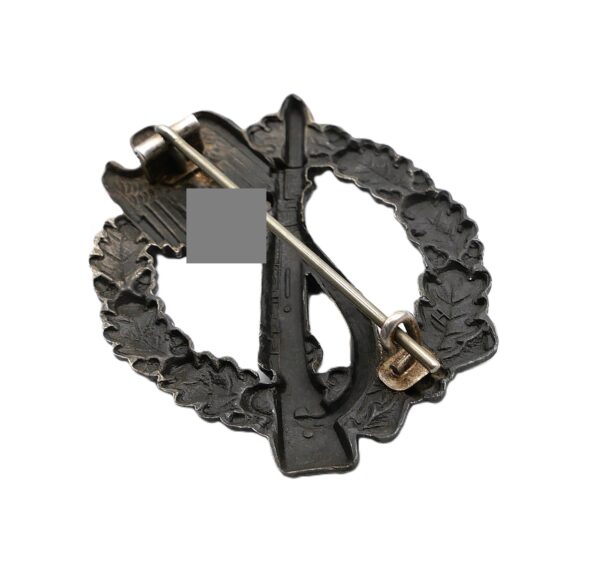 Infanterie Sturmabzeichen Silber – Variante mit Herstellerpunze H – ISA – Bild 3