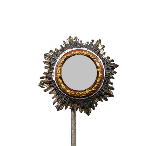 16 mm Miniatur - Deutsches Kreuz in Gold – Hersteller L/57 (Börger & Co. Berlin) – DK