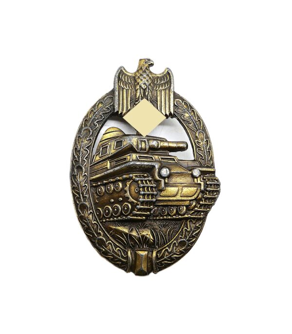 Panzerkampfabzeichen Bronze – Hersteller AS im Dreieck – PKA