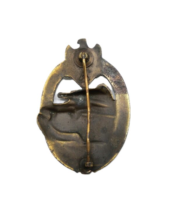 Panzerkampfabzeichen Bronze – Hersteller AS im Dreieck – PKA – Bild 2