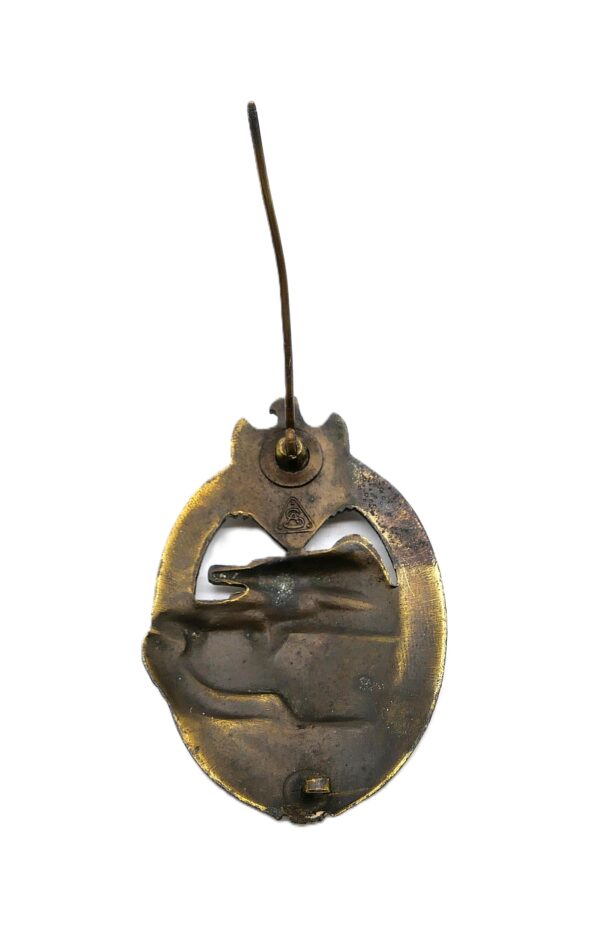 Panzerkampfabzeichen Bronze – Hersteller AS im Dreieck – PKA – Bild 3